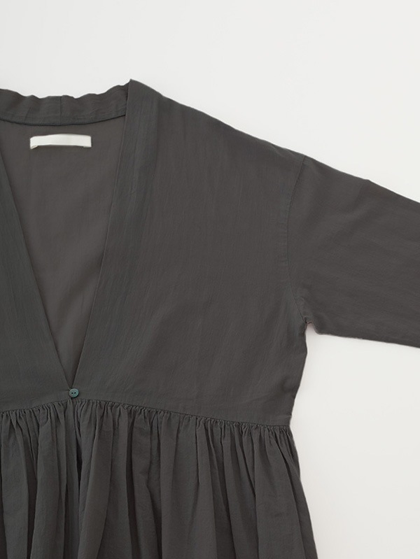 cotton gathered cardigan