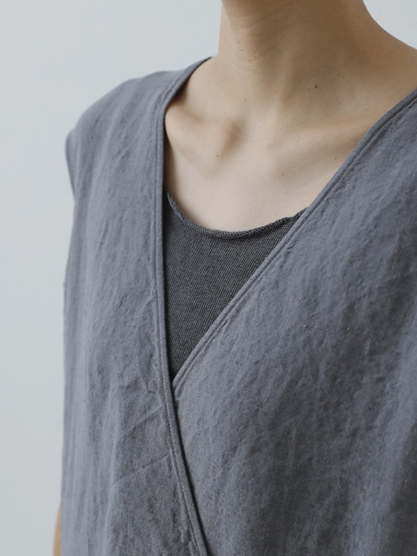 linen sleeveless