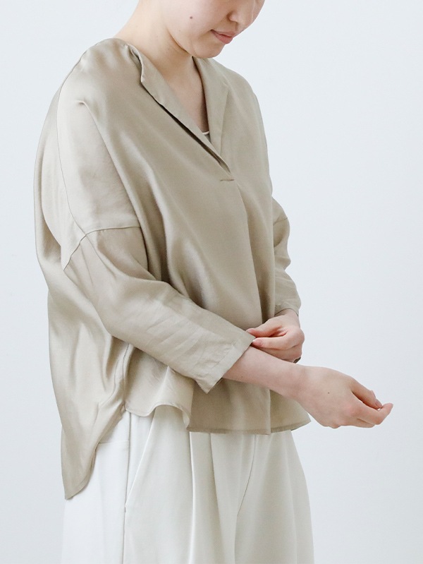 evam eva｜silk pullover｜ladies',tops
