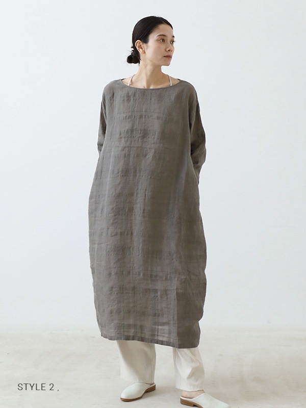 linen ramie one-piece