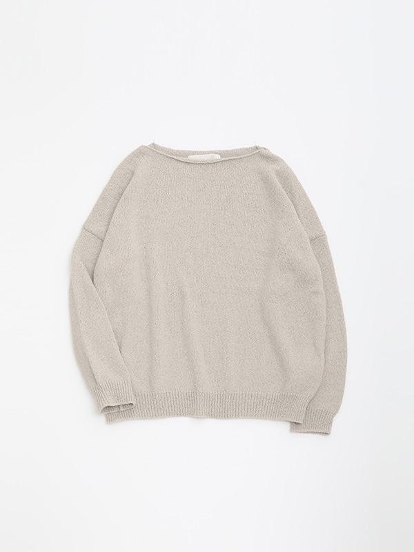 evam eva｜wool lily boat neck pullover｜ladies',tops