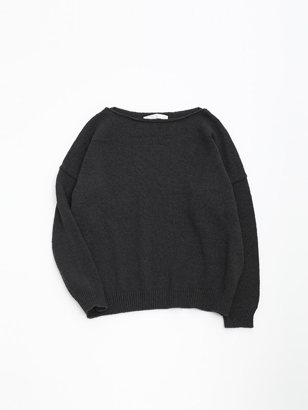 【美品】evam eva グレー ウール ドルマンスリーブ e233k074) / evam eva (エヴァムエヴァ) / wool pullover