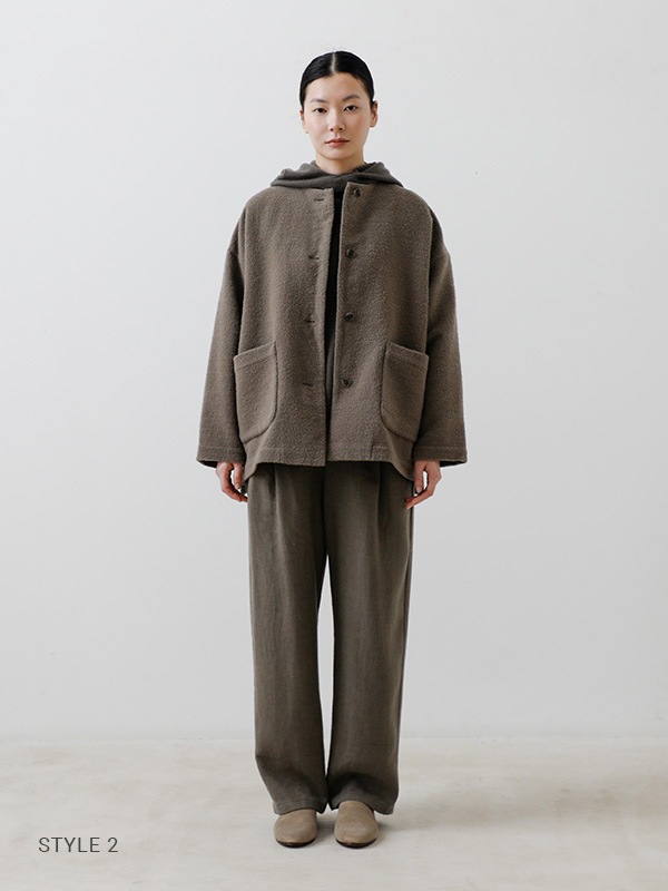evam eva｜wool boucle jacket｜ladies',outer