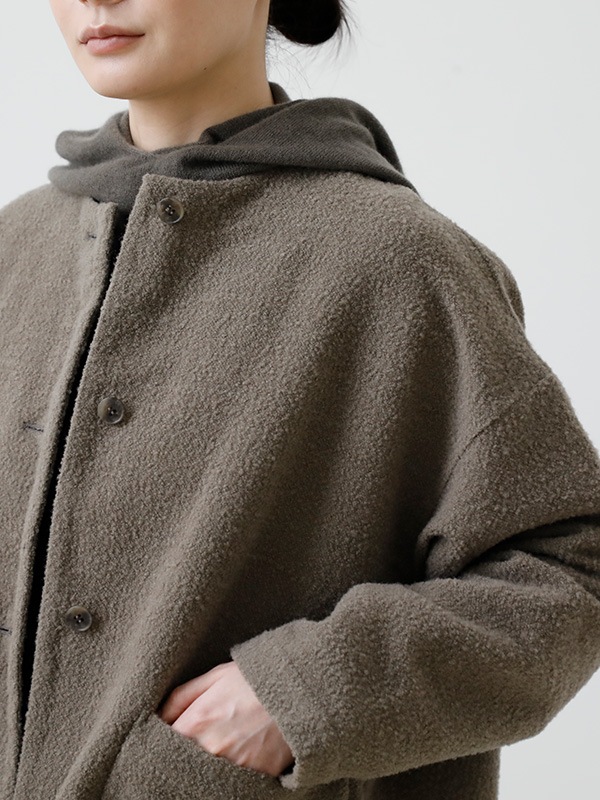 ジャケット・アウター evam eva / wool long jacket evam eva｜linen cotton long jacket｜ladies',outer