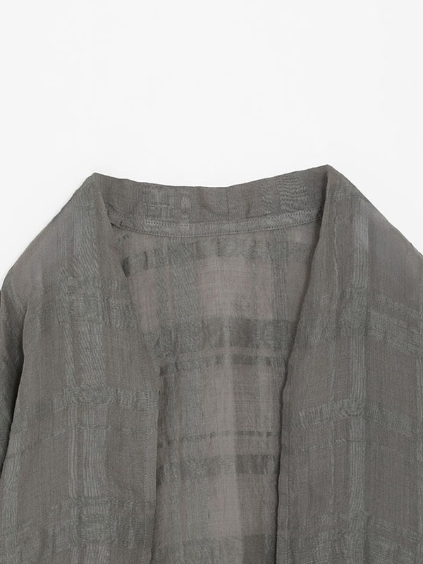 linen ramie robe