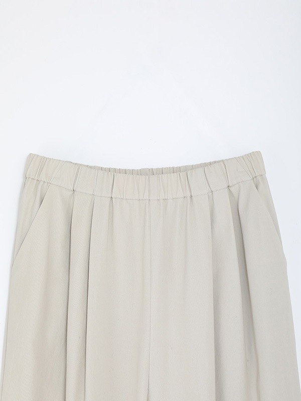 cotton tuck pants