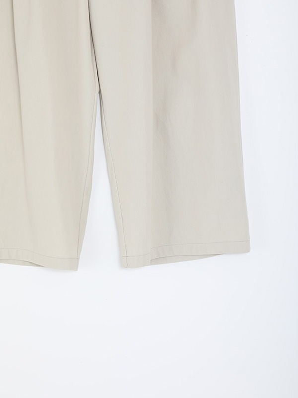 cotton tuck pants