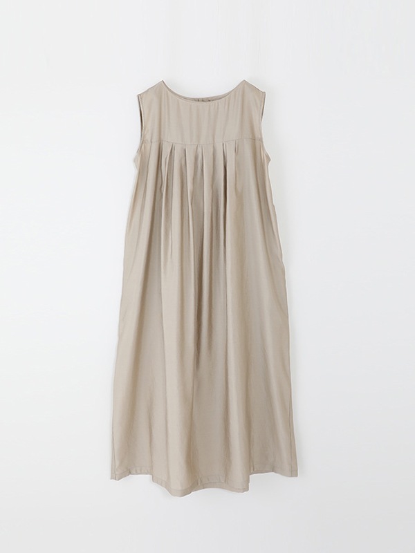 silk sleeveless one-piece