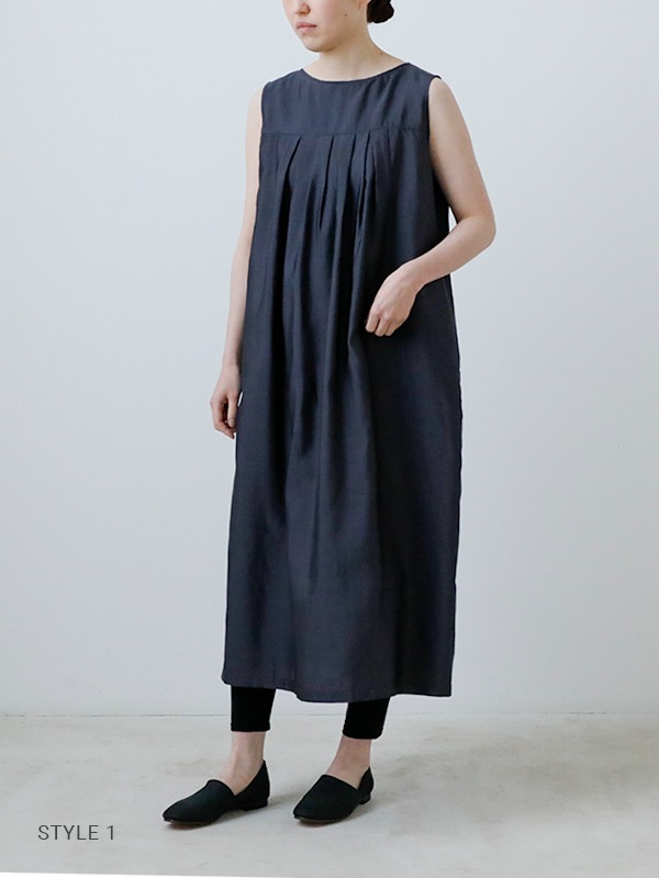 silk sleeveless one-piece