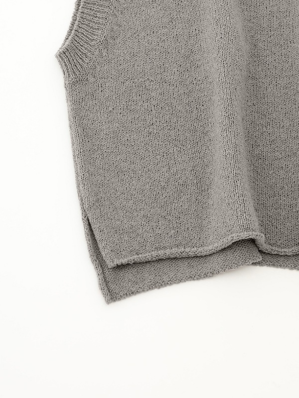evam eva｜wool lily vest｜ladies',tops