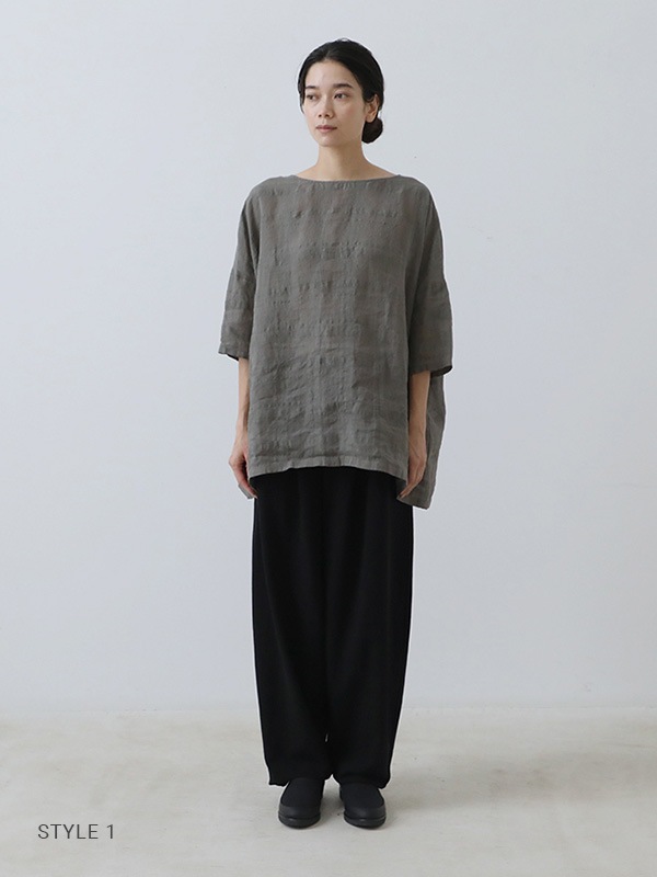 linen ramie pullover