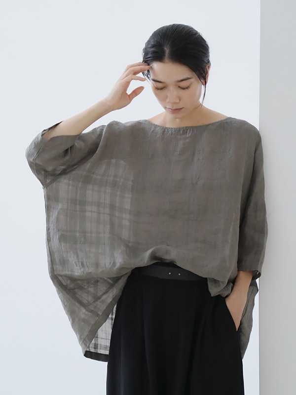 linen ramie pullover