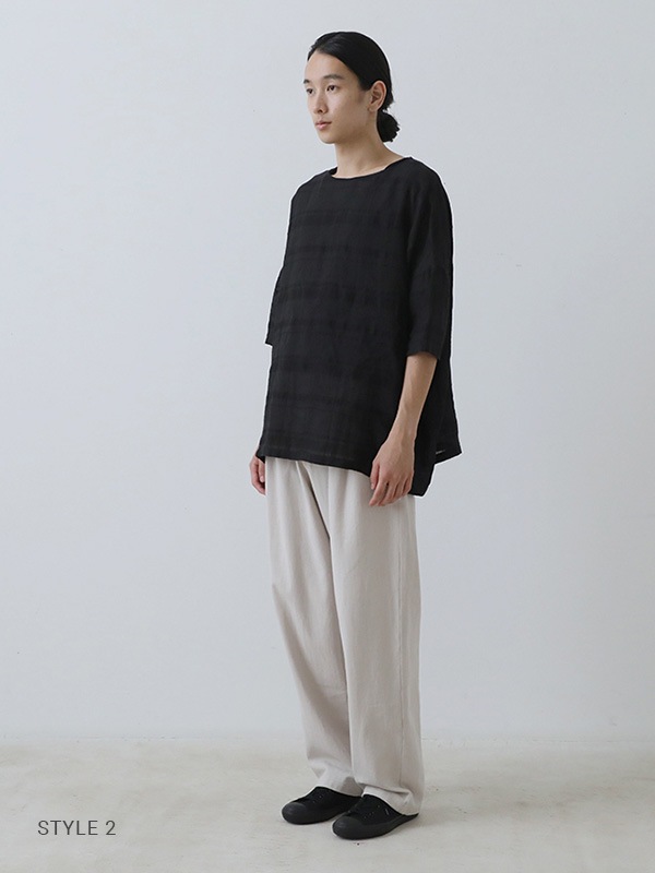 linen ramie pullover