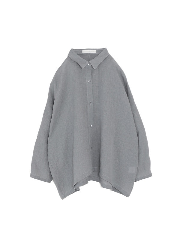 linen wide shirt