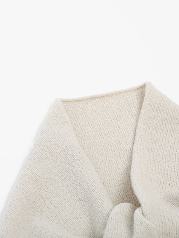 renew-wool triangle stole