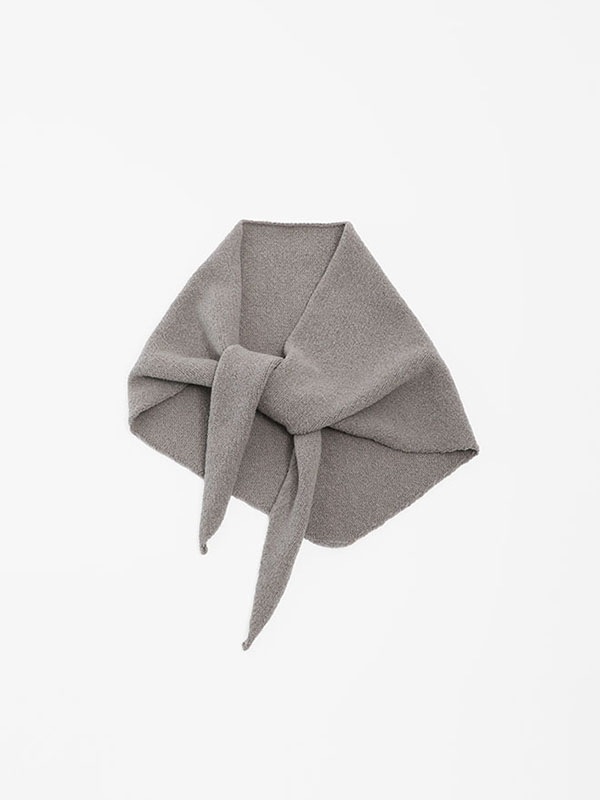 renew-wool triangle stole