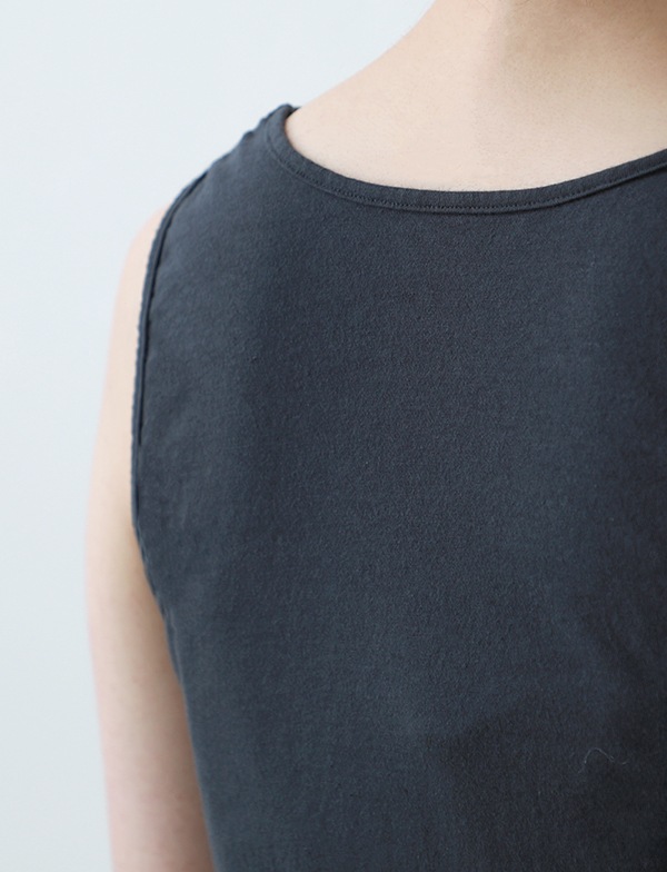 cotton cut&sew sleeveless
