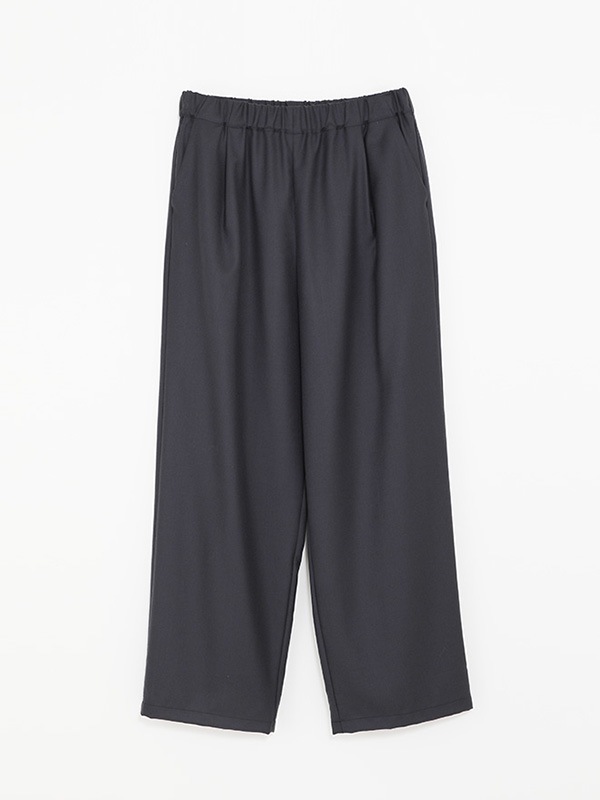 wool wide pants