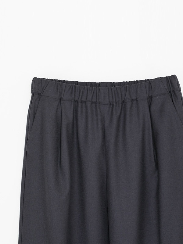 wool wide pants