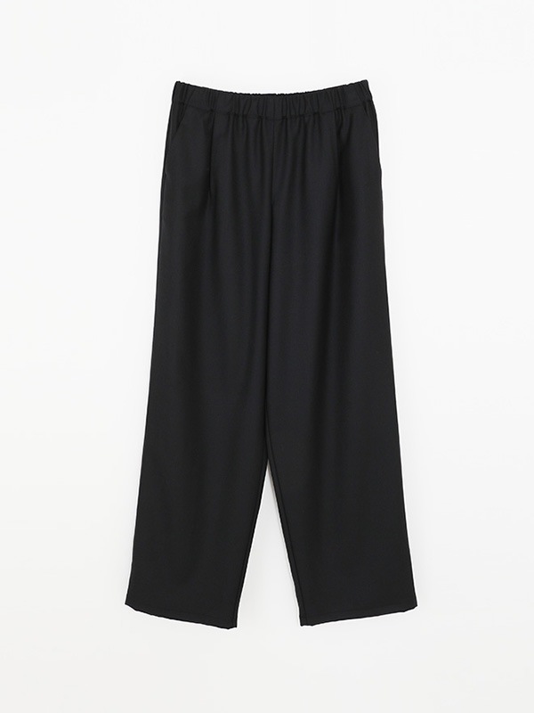 wool wide pants