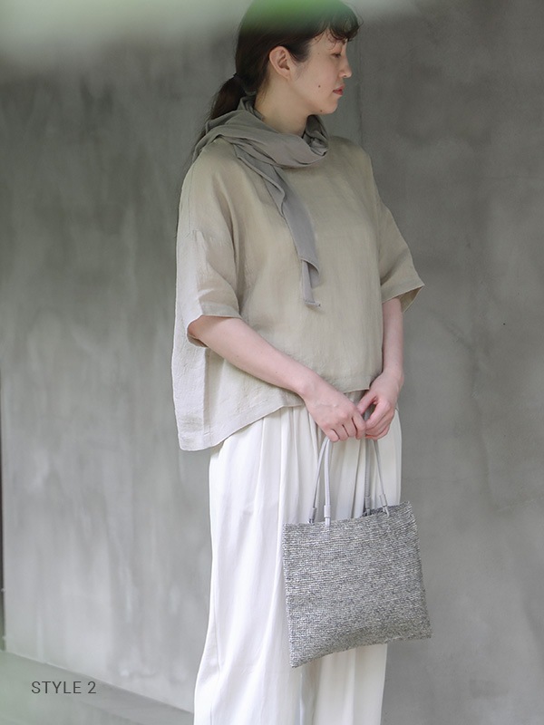 evam eva｜linen pullover｜ladies',tops
