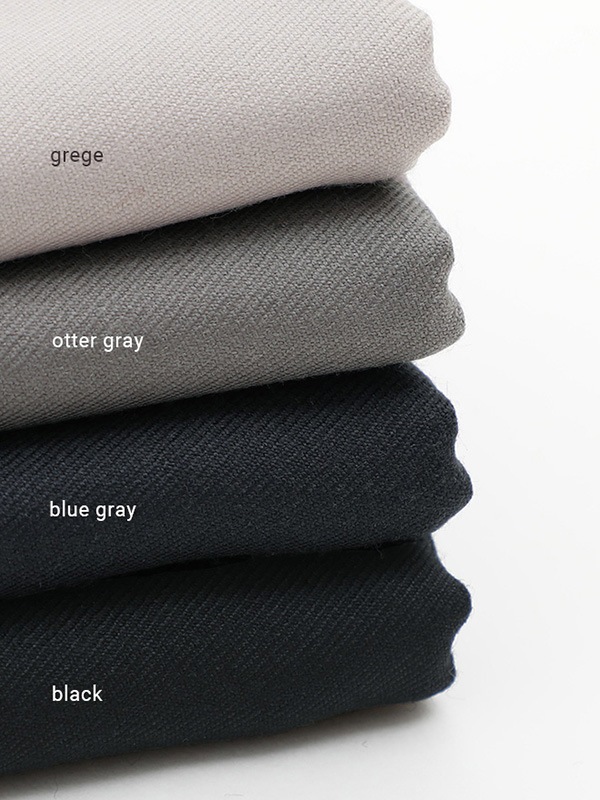 wool volume pants