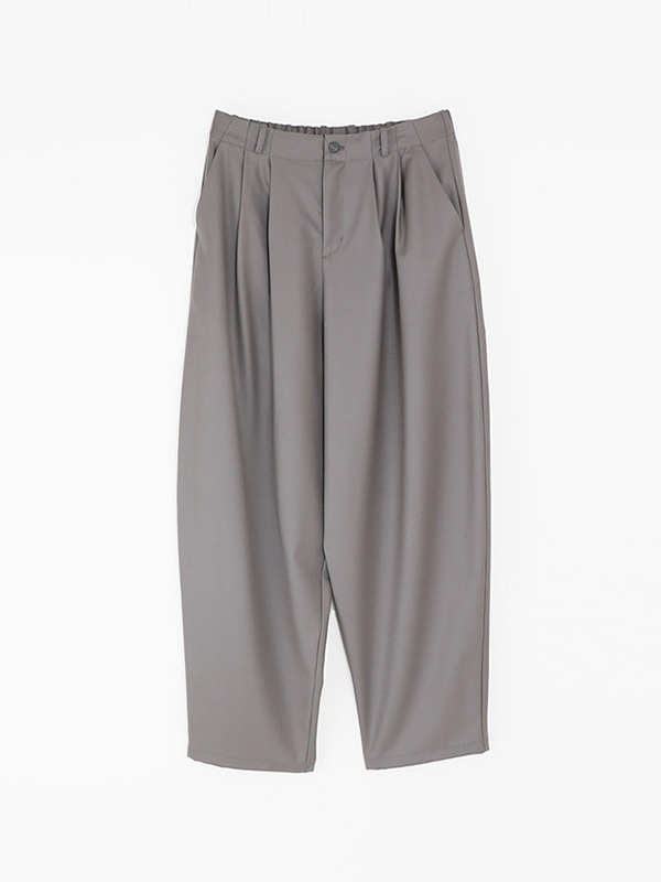 wool volume pants
