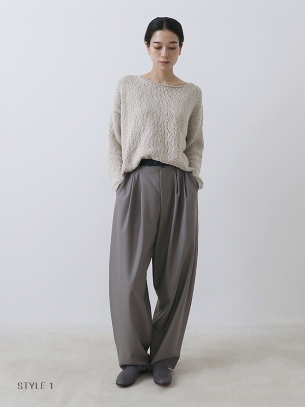 evam eva｜wool volume pants｜ladies',bottoms