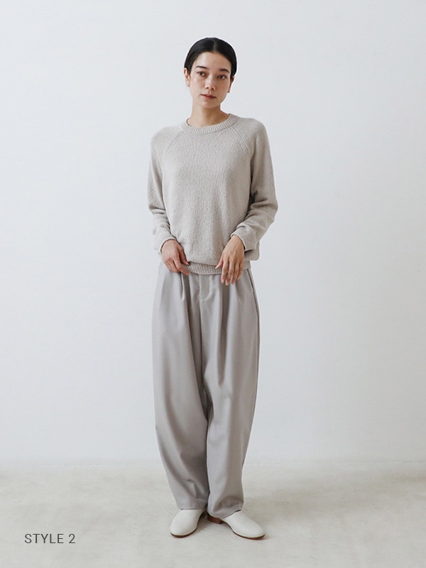 evam eva｜wool volume pants｜ladies',bottoms