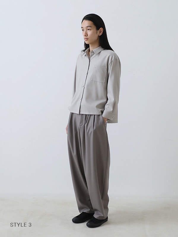 evam eva｜wool volume pants｜ladies',bottoms