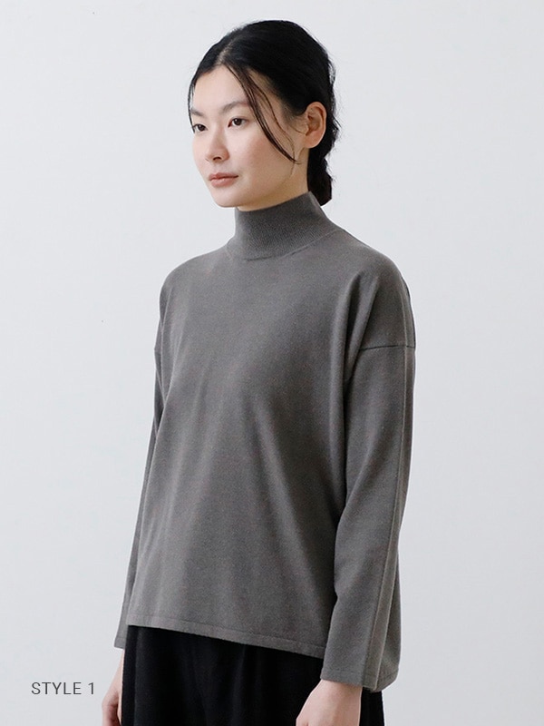 evam eva｜wool turtleneck｜ladies',tops