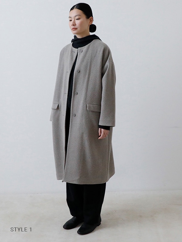 evam eva｜renew-wool long coat｜ladies',outer