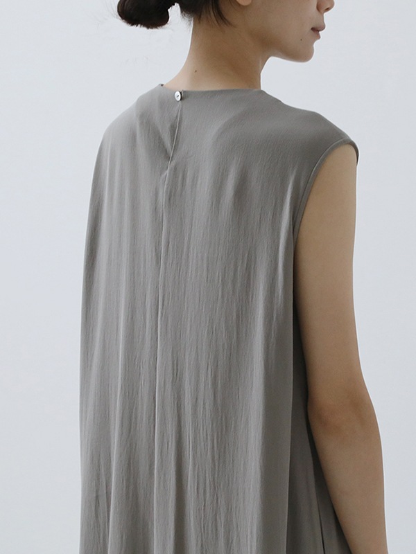 cotton sleeveless one-piece