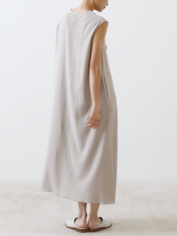cotton sleeveless one-piece