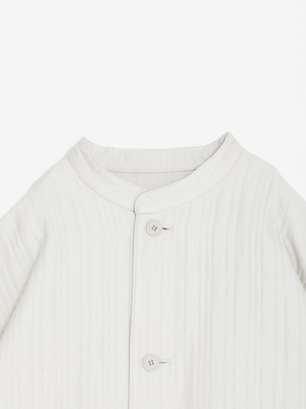 quilting band collar jacket [men's]