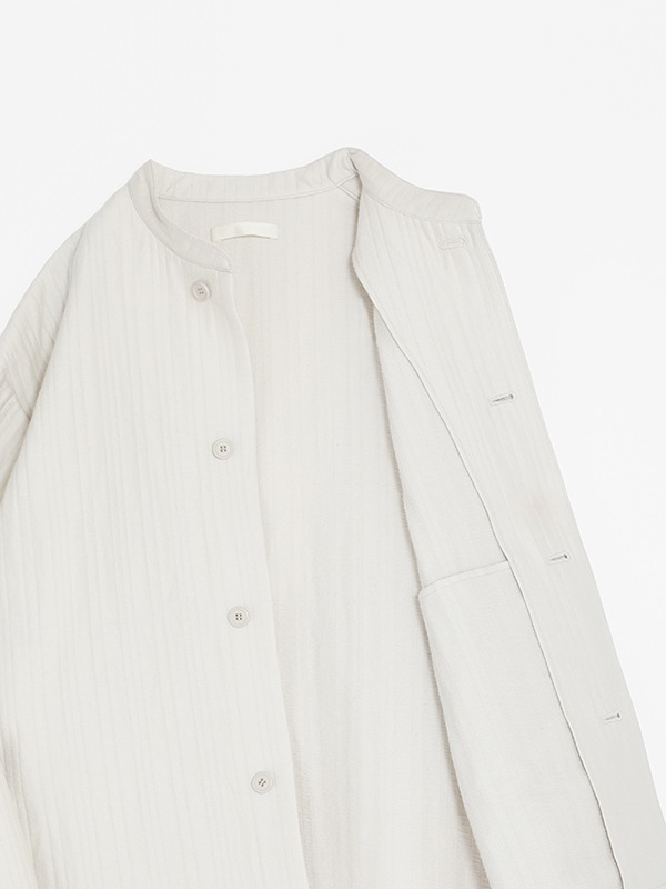 quilting band collar jacket [men's]