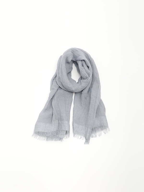 evam eva / linen cashmere diagonal stole, - c a b i n e t