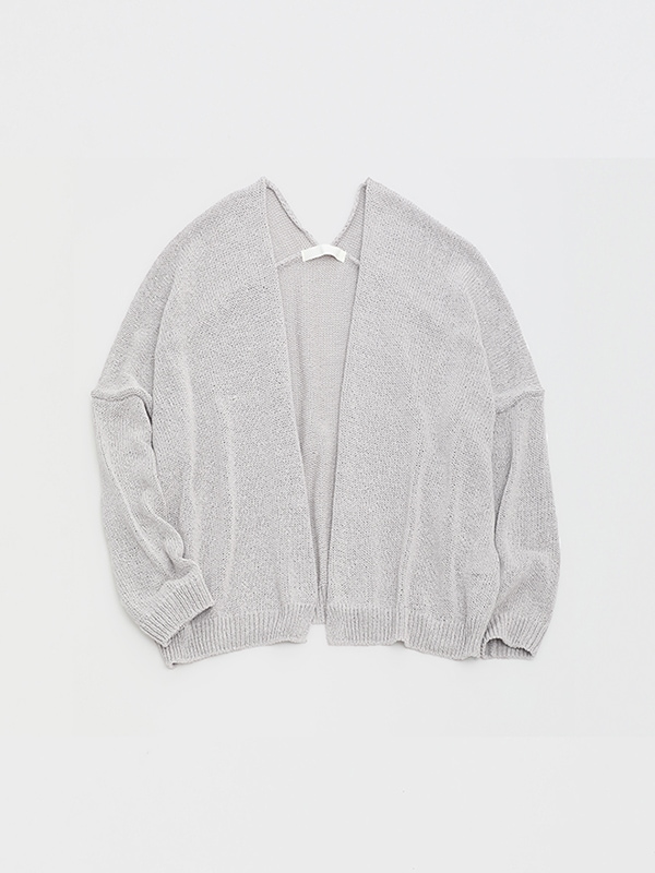 evam eva｜dry silk cardigan｜ladies',tops