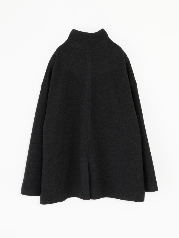 evam eva｜press wool stand short coat [men's]｜men's