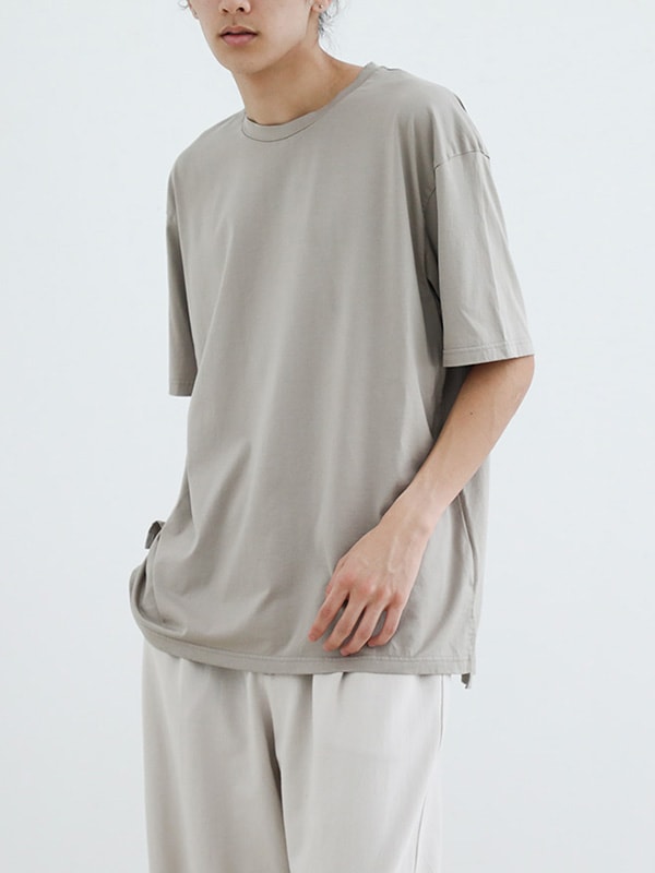 supima cotton half sleeve pullover ［men's］