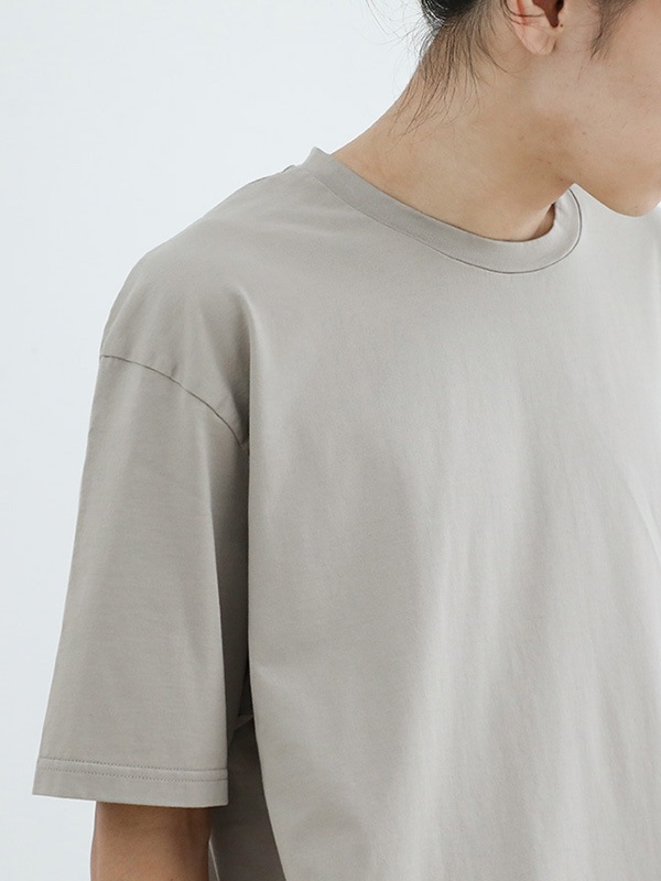 supima cotton half sleeve pullover ［men's］