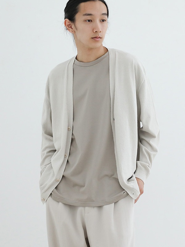 supima cotton half sleeve pullover ［men's］
