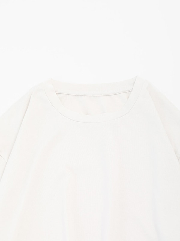 supima cotton half sleeve pullover ［men's］