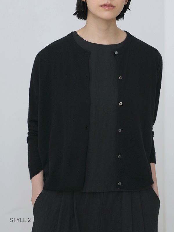 wool cashmere cardigan