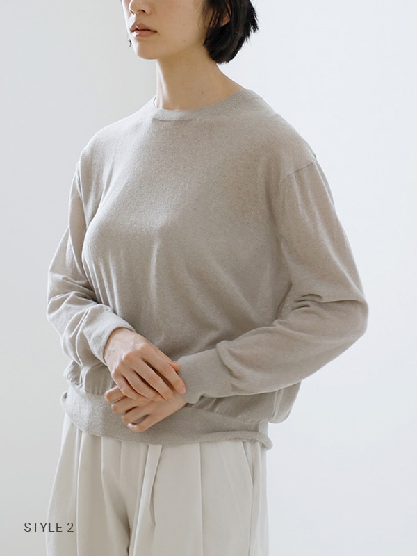 evam eva｜wool cashmere pullover｜ladies',tops