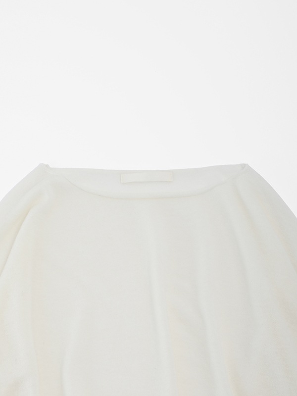 wool cashmere boat neck pullover