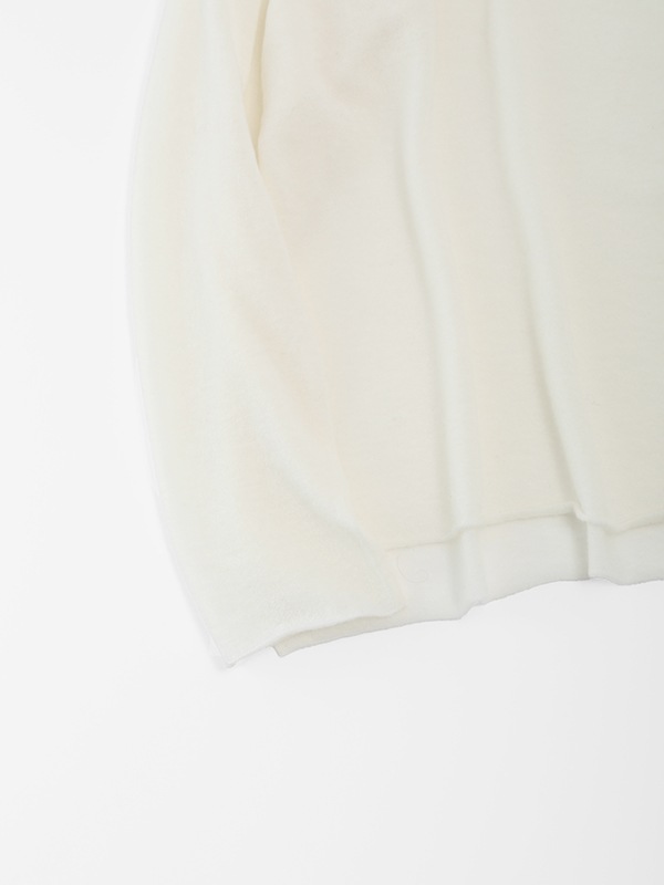 wool cashmere boat neck pullover