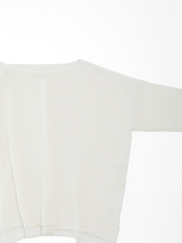 wool cashmere boat neck pullover