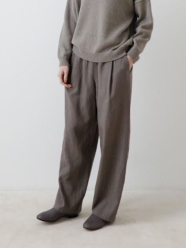 美品★evam eva エヴァムエヴァ★23SS ウォーターリネンパンツ 美品☆evam eva エヴァムエヴァ☆23SS ウォーターリネンパンツ