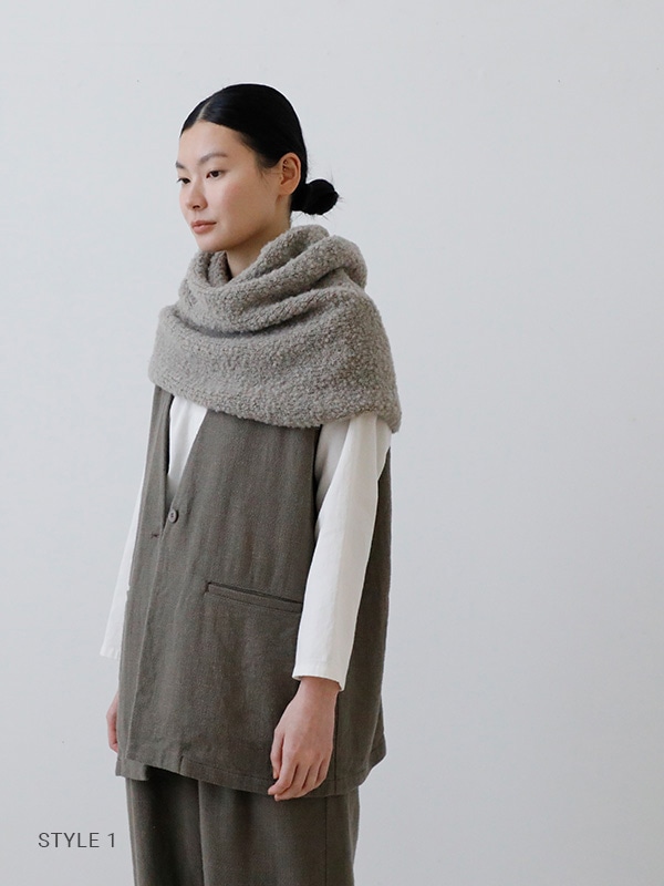 evam eva アルパカ　スヌード evam eva｜alpaca wool snood｜others,goods